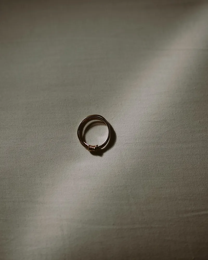 Custom silver ring sample for an OEM jewelry order